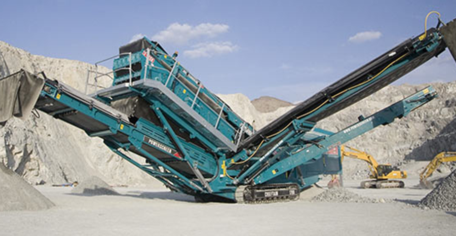 powerscreen incline screen