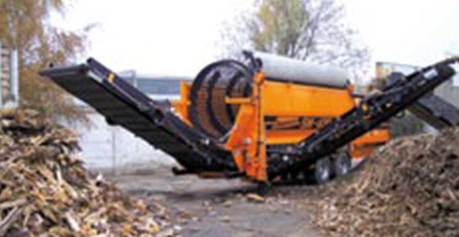 Doppstadt demo waste screening trommel